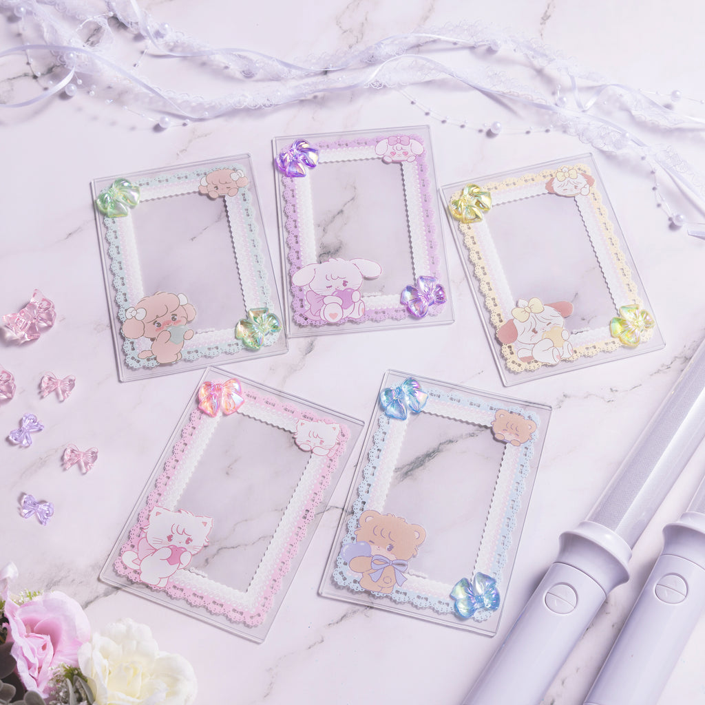 Lil ala mode L版サイズのデコ硬質カードケース（ムース）