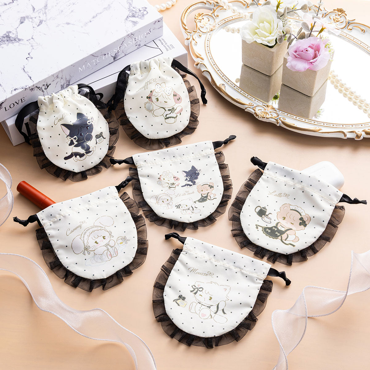 Lil ala mode French♡Girlyシリーズ トレーディングレース付きミニ