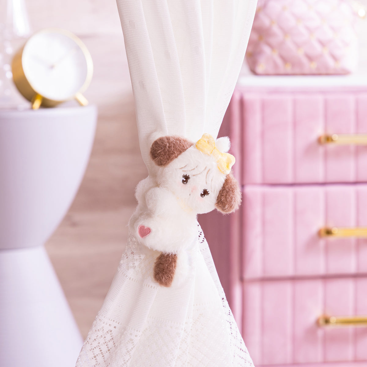 Lil ala mode ぬいぐるみヘアクリップ（キャミー）