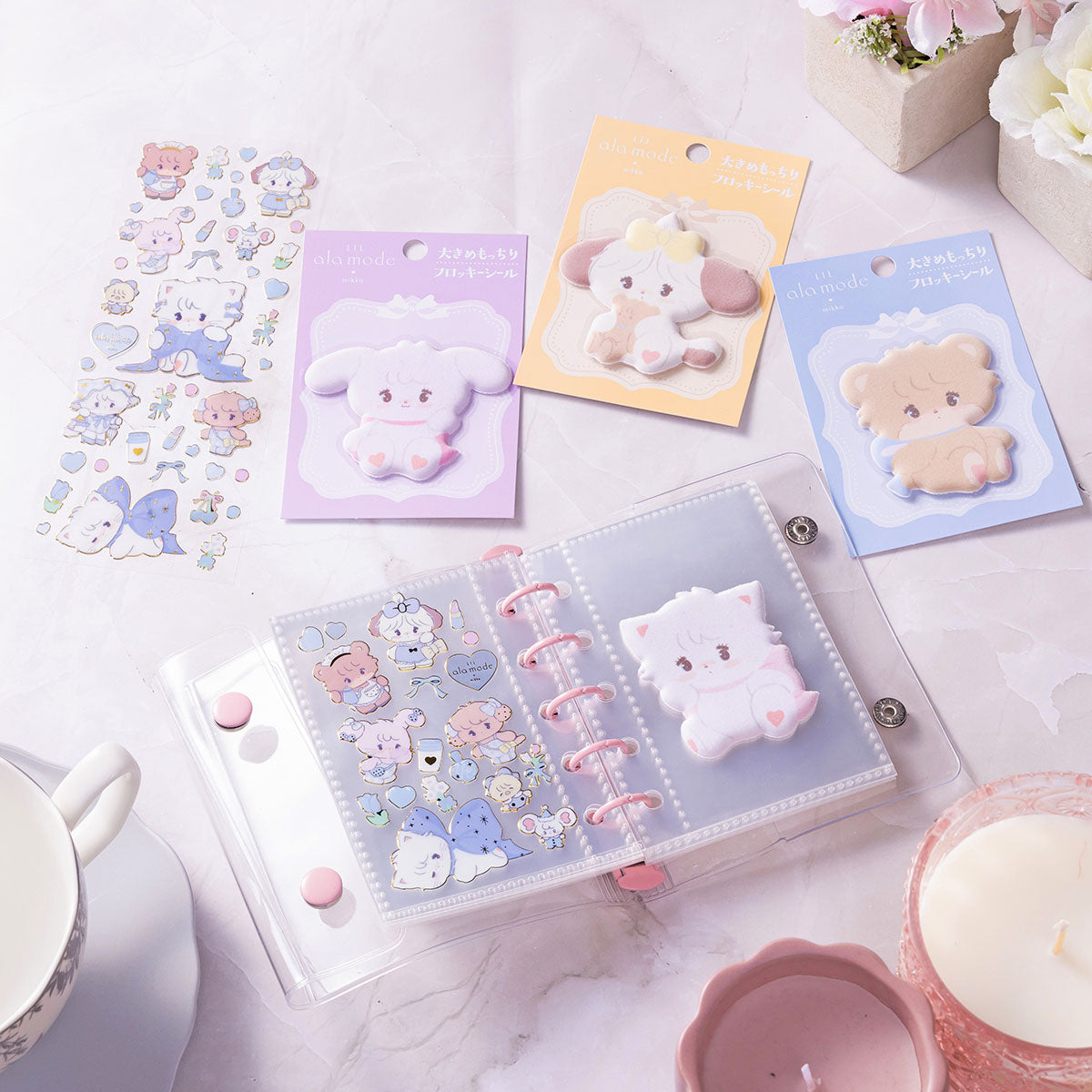 Lil ala mode シースルーふち箔シール（blue） – Lil ala mode store