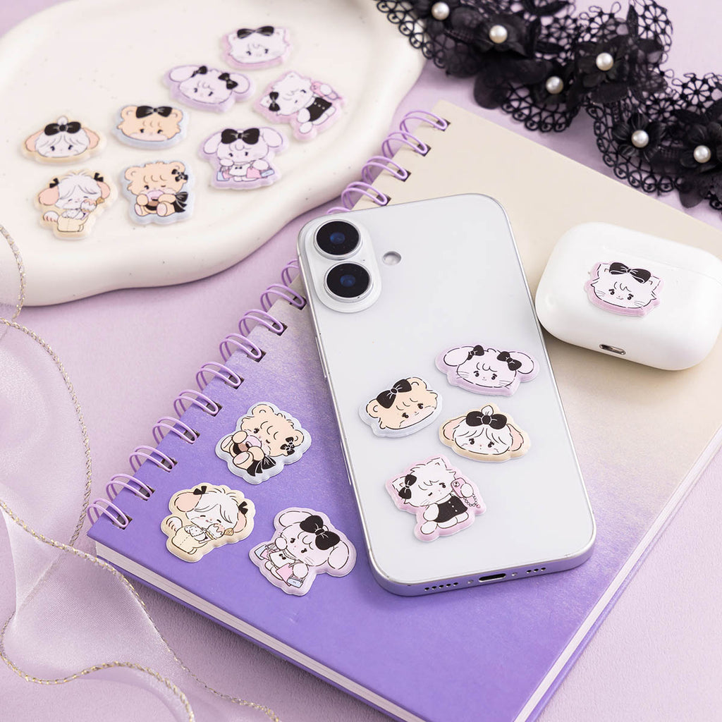 Lil ala mode もっちりフレークシール（ブラックスタイル）