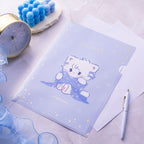 Lil ala mode Blueシリーズ 箔押しクリアファイル