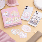 Lil ala mode スマホに貼れるサイズのキラキラ箔押しステッカー（ブラックスタイル）