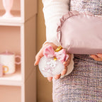 Lil ala mode ベロアリボン付きアクリルキーホルダー（ムース）