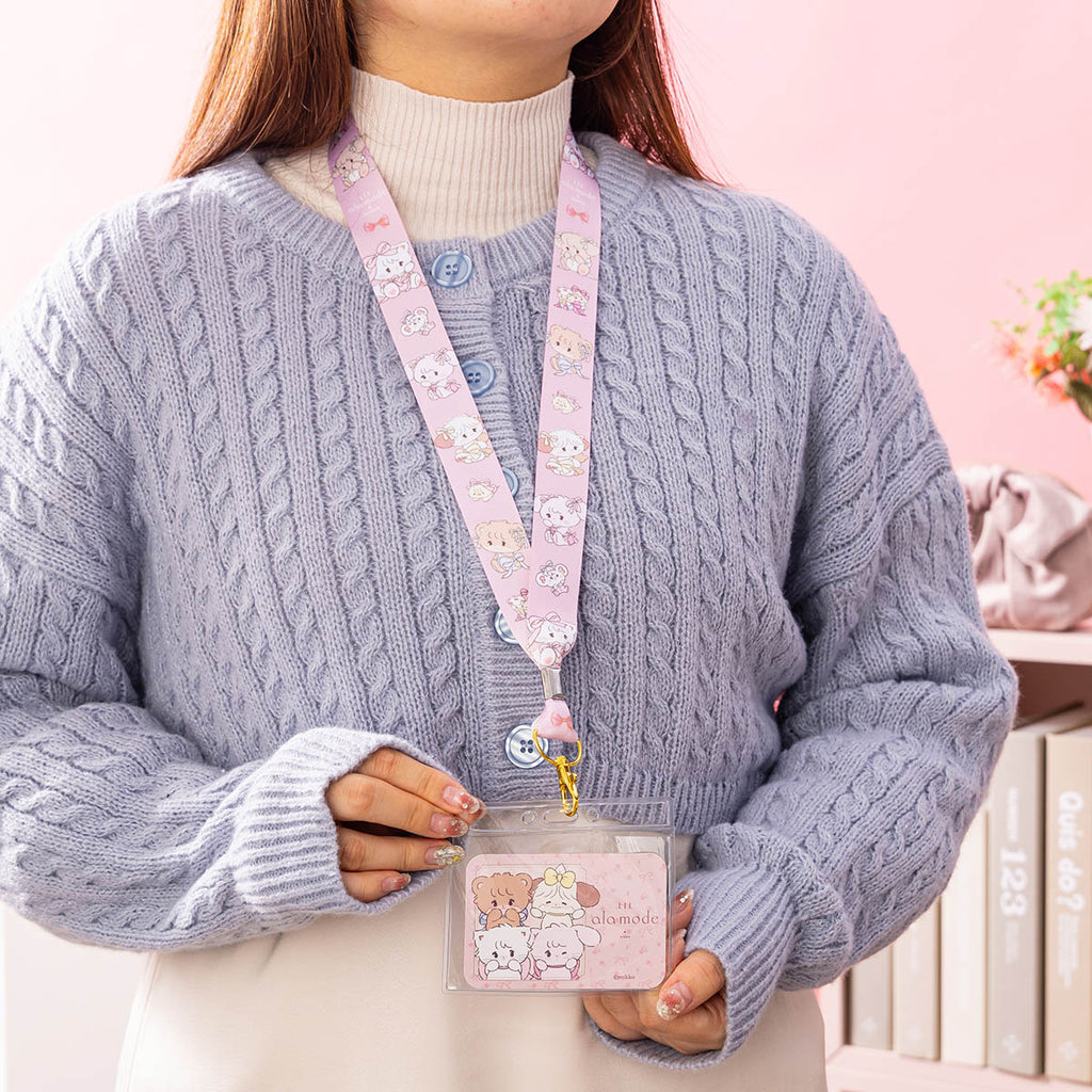 Lil ala mode ネックストラップ（パステルリボン）