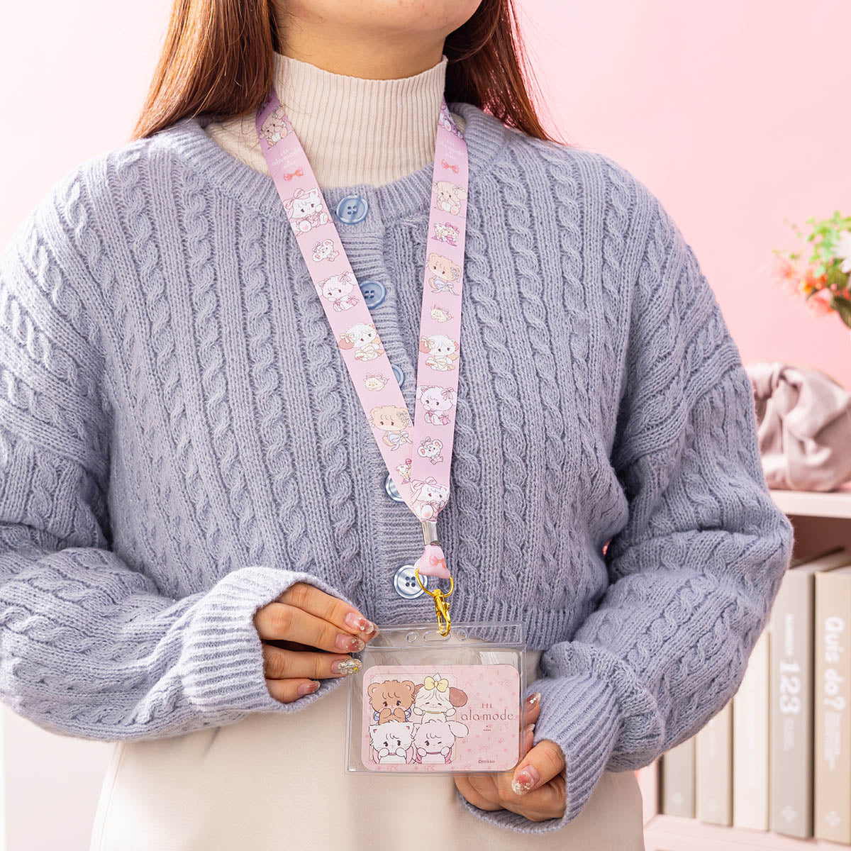 Lil ala mode ネックストラップ（パステルリボン）