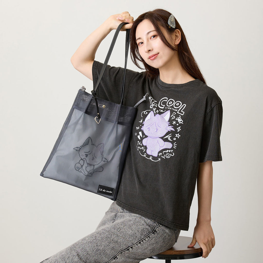 Lil ala mode ヘアクリップ クール グレー
