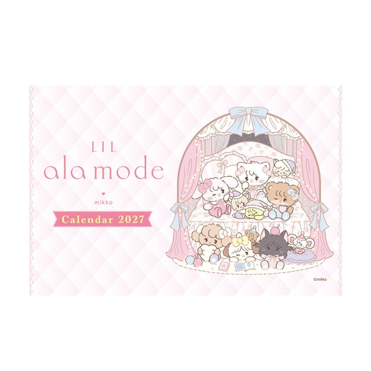 Lil ala mode 2027年 卓上カレンダー