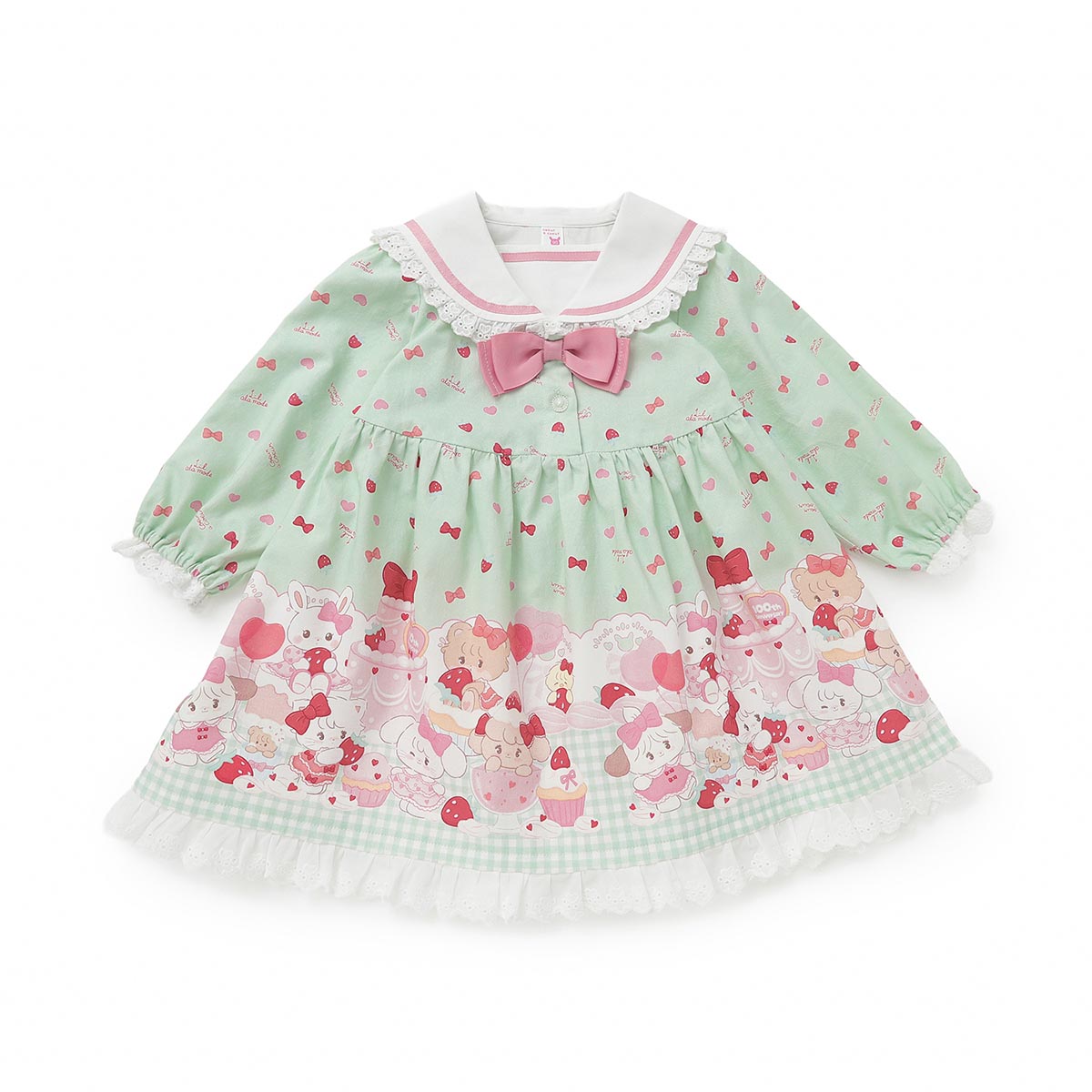 Lil ala mode セーラーワンピース（ムース）