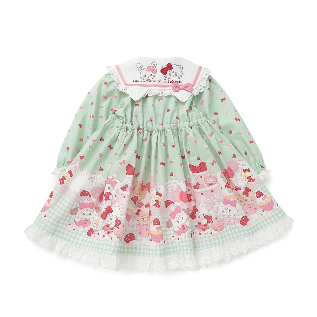 Lil ala mode セーラーワンピース（ムース）