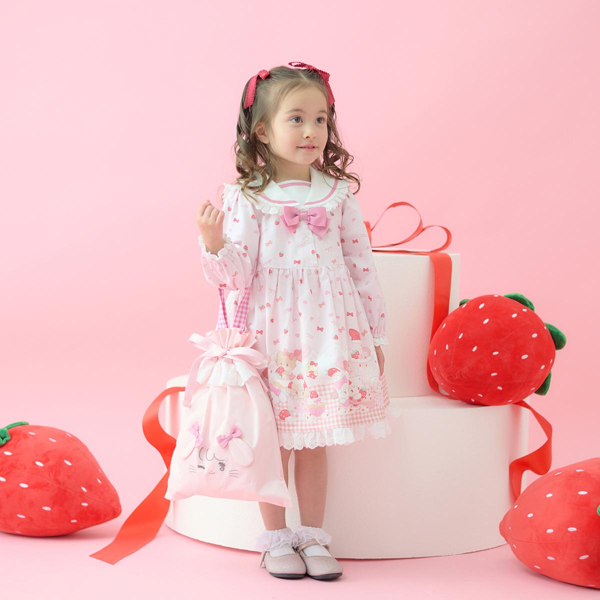 Lil ala mode ギャザーバッグ（キャミー）