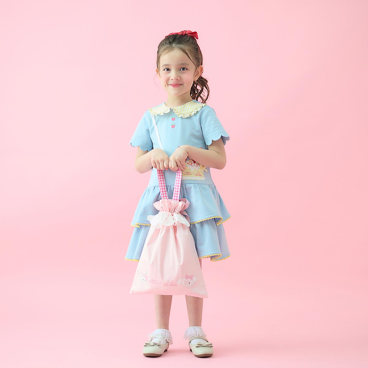 Lil ala mode ギャザーバッグ（キャミー）