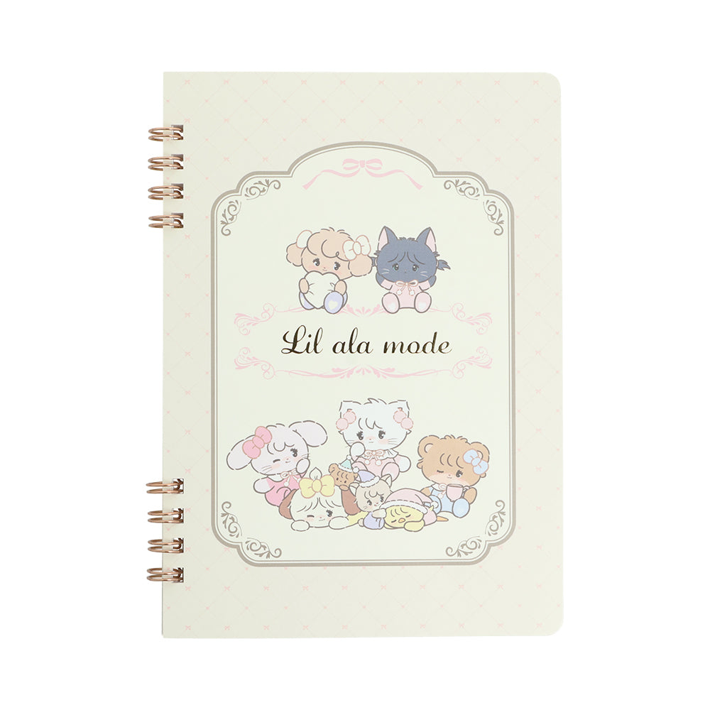 Lil ala mode WリングノートB6（リボン）
