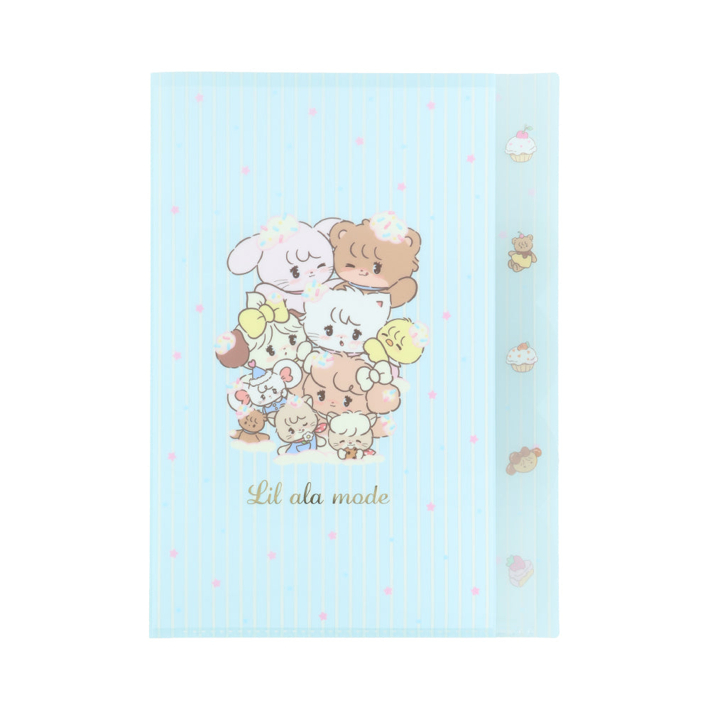 Lil ala mode ダイカットクリアファイル5P（スイーツ）
