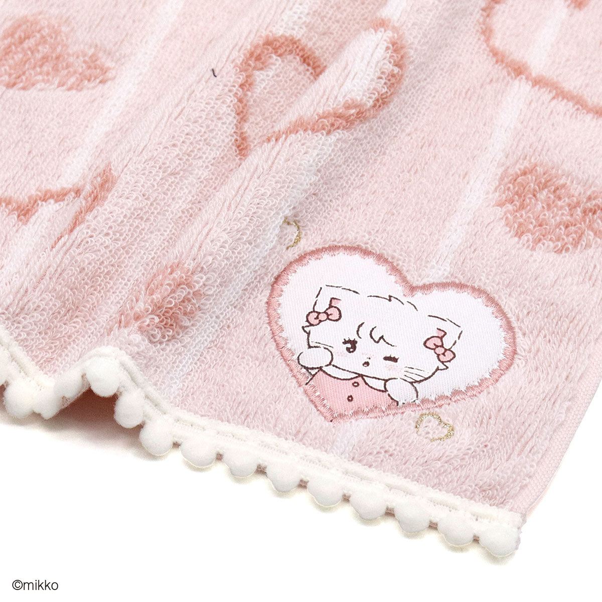 Lil ala mode ぽんぽん タオルハンカチ（ピンク） – Lil ala mode store