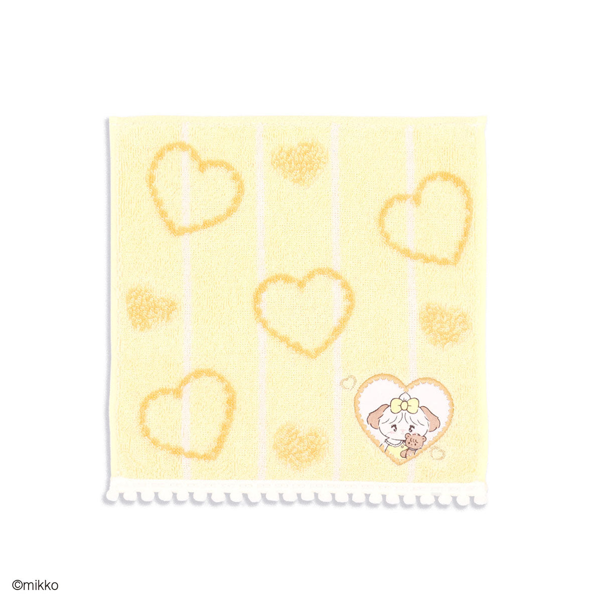 Lil ala mode ぽんぽん タオルハンカチ（イエロー） – Lil ala mode store