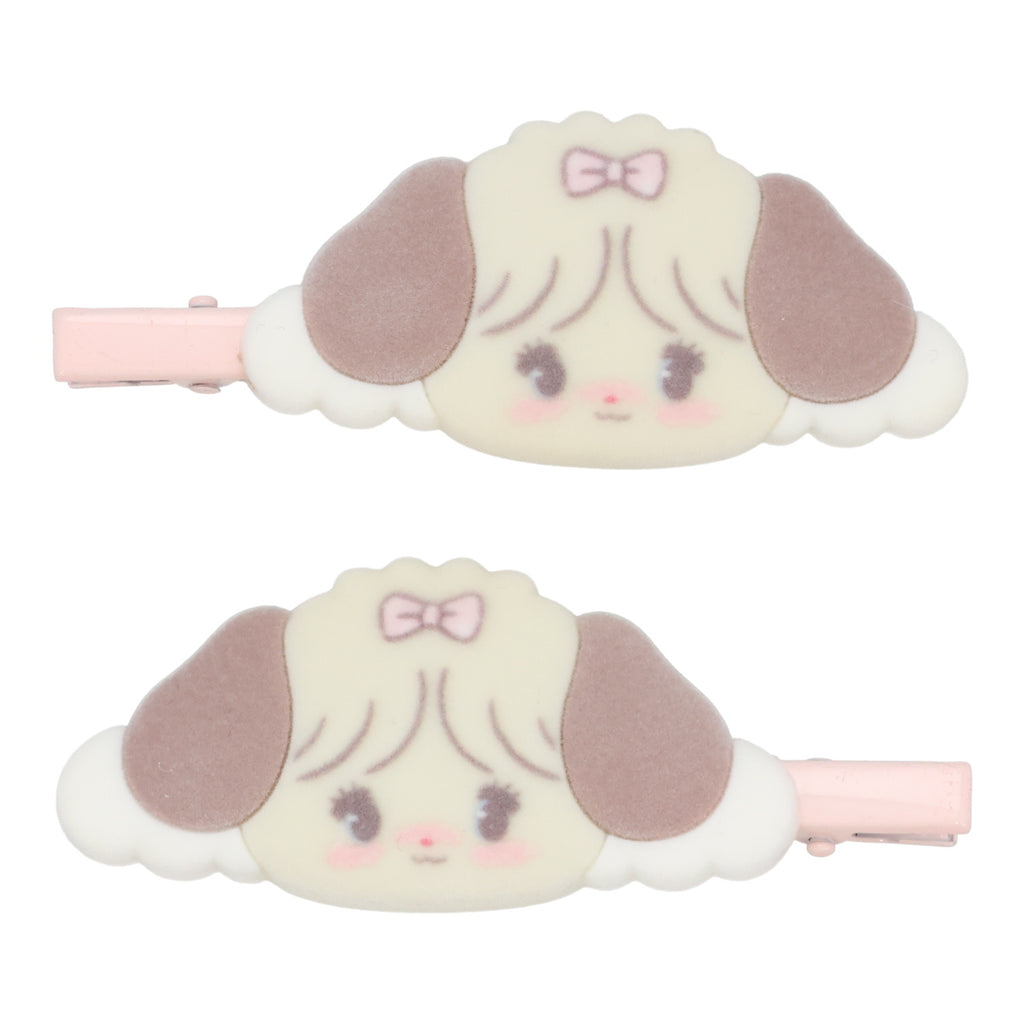 Lil ala mode フロッキー前髪クリップ（スフレ）
