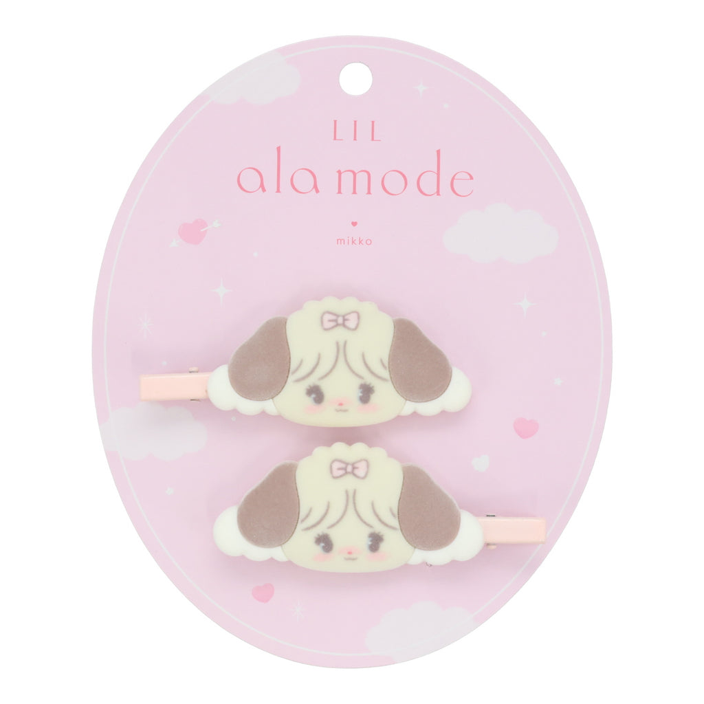Lil ala mode フロッキー前髪クリップ（スフレ）