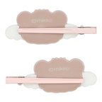 Lil ala mode フロッキー前髪クリップ（ラテ）