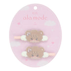 Lil ala mode フロッキー前髪クリップ（ラテ）