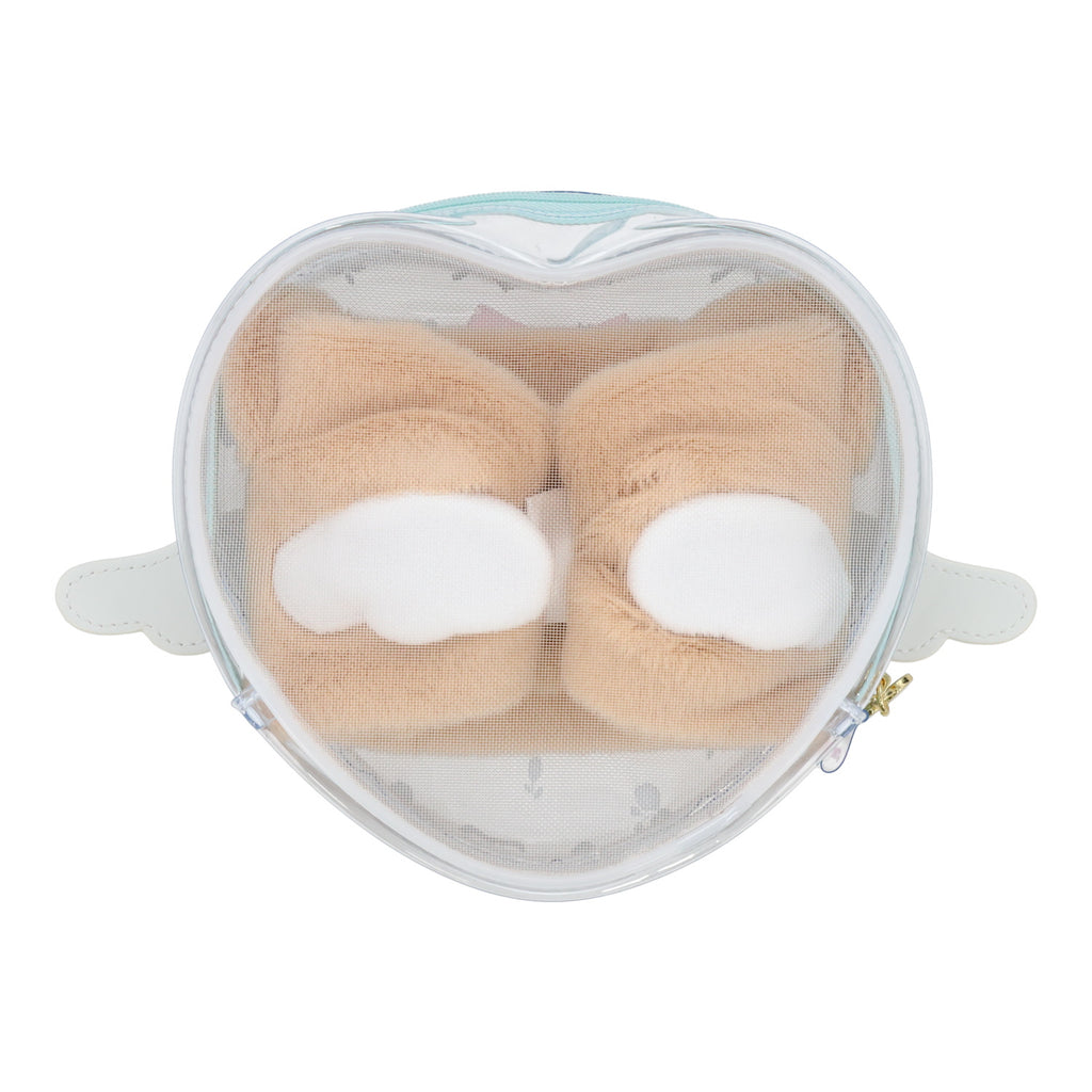 Lil ala mode ポーチ付きヘアターバン（ラテ）