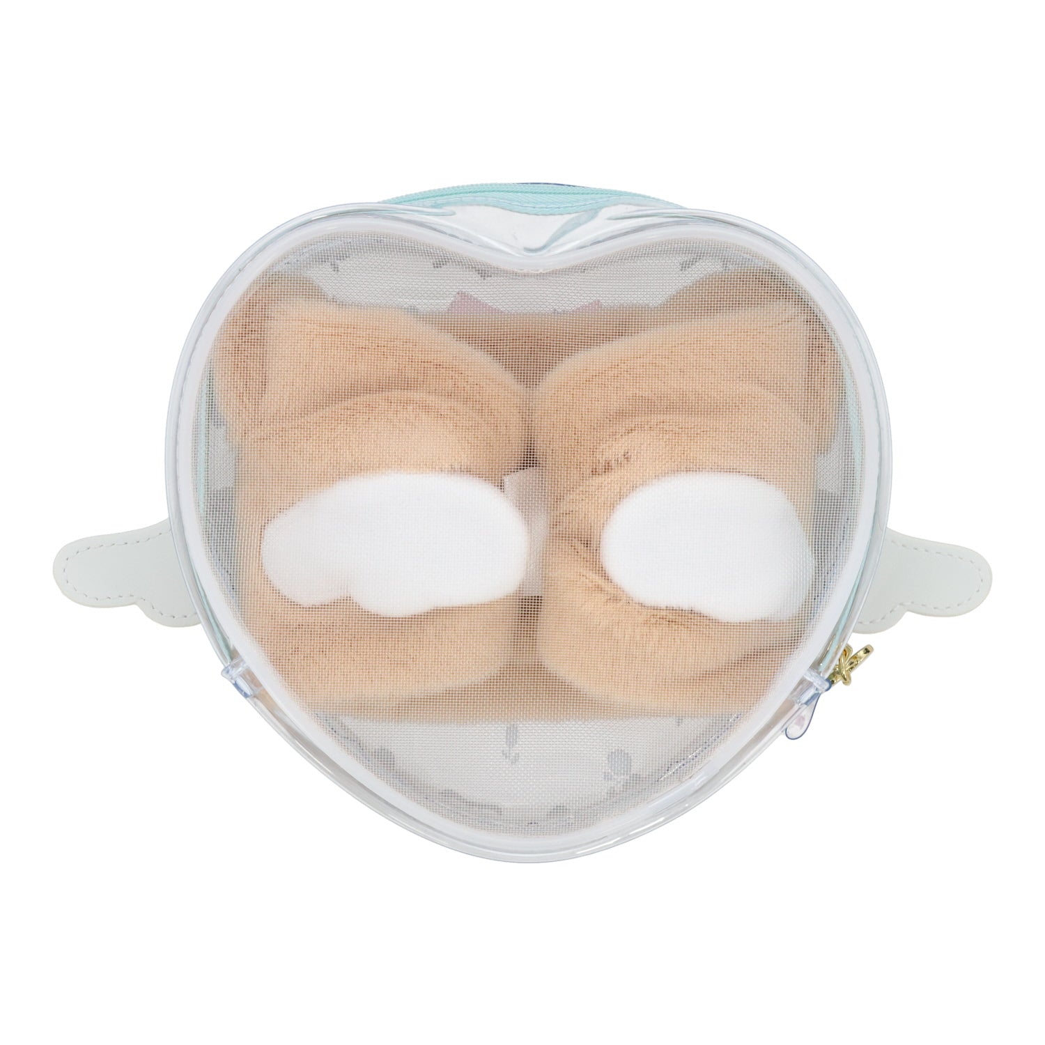 Lil ala mode ポーチ付きヘアターバン（ラテ）