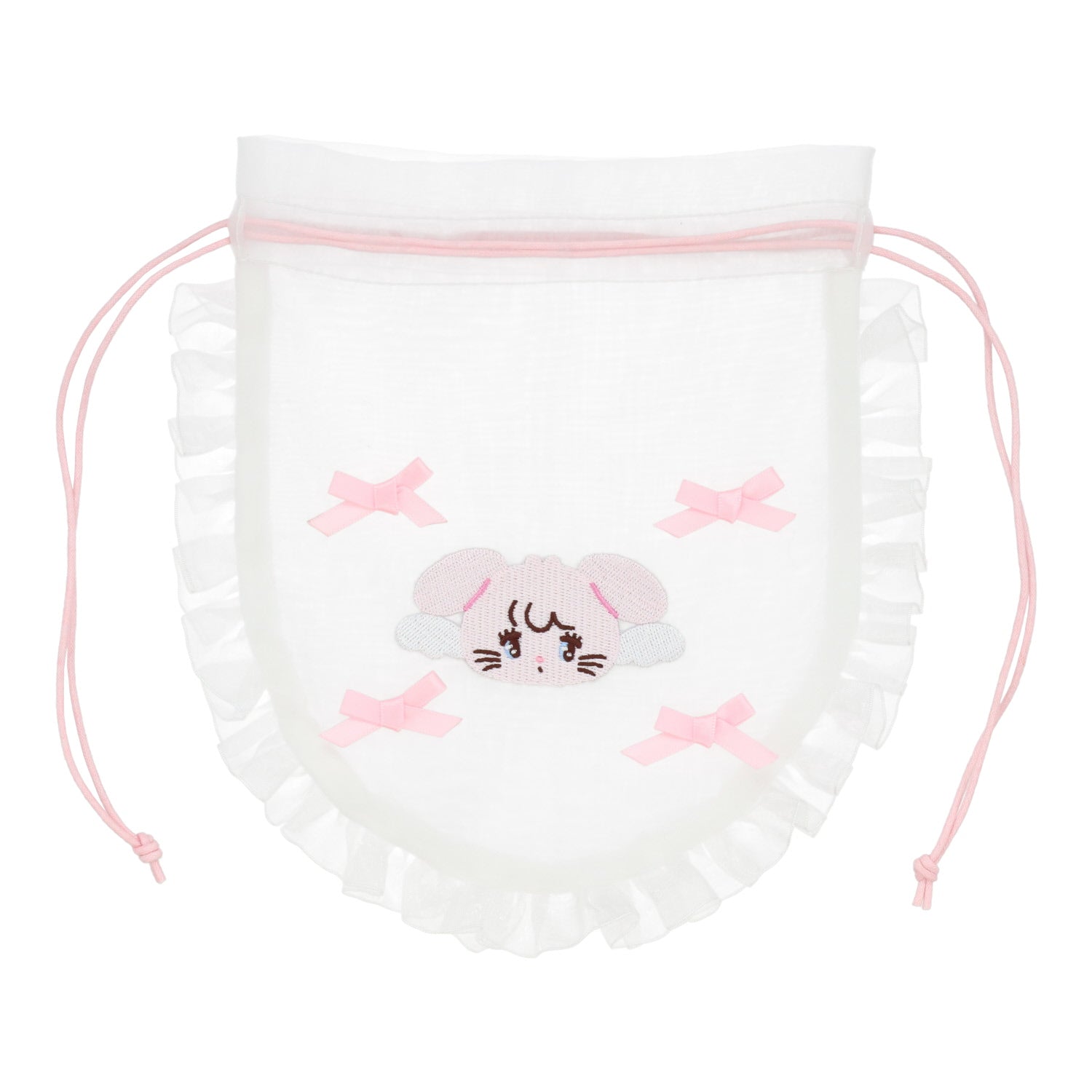 Lil ala mode ラウンド巾着ポーチ（キャミー）