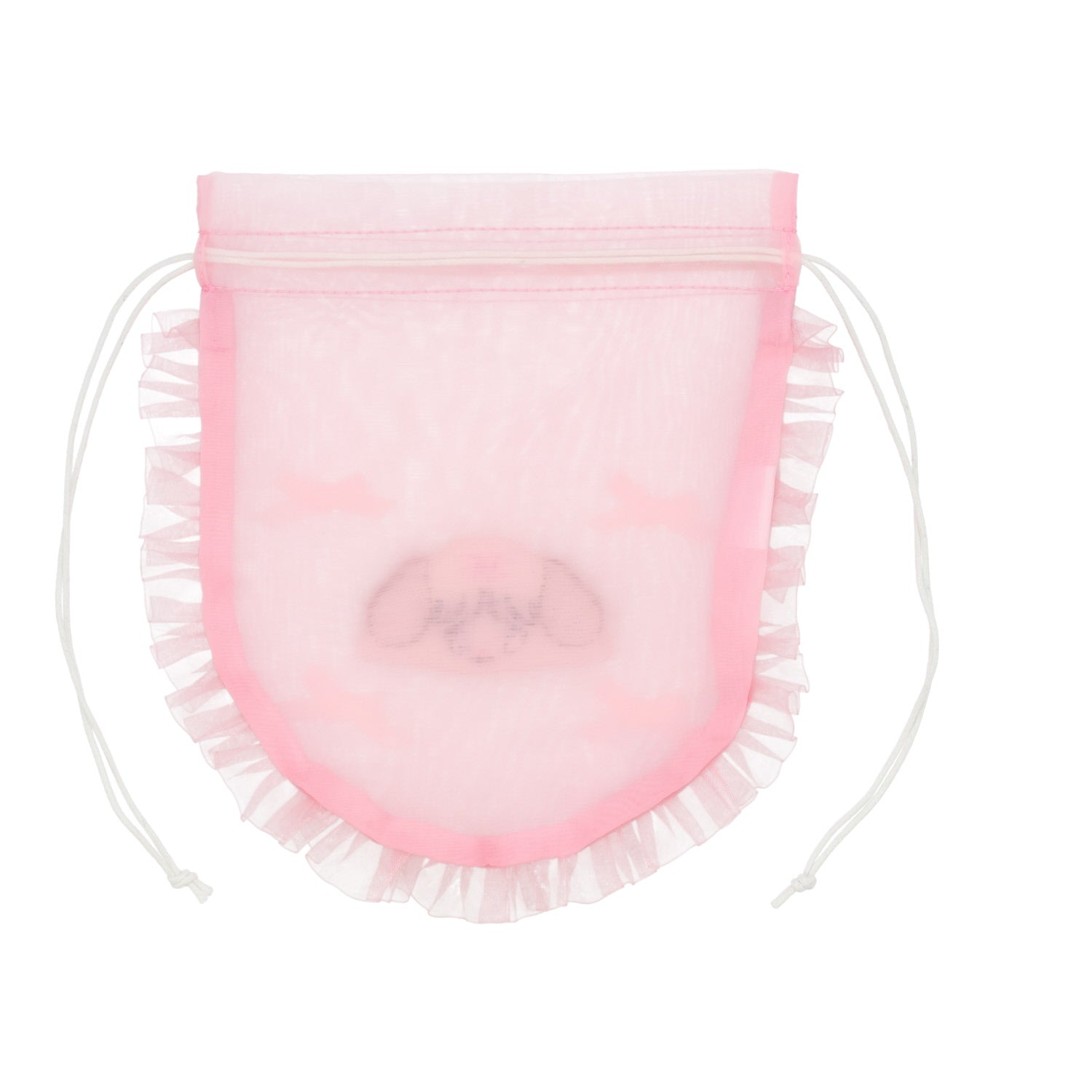 Lil ala mode ラウンド巾着ポーチ（スフレ）