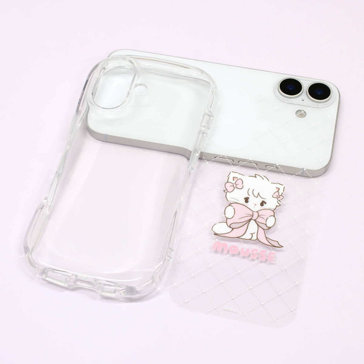 Lil ala mode iPhone17対応 クリスタルクリアケース（ムース） – Lil