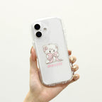 Lil ala mode iPhone17対応 クリスタルクリアケース（ムース）