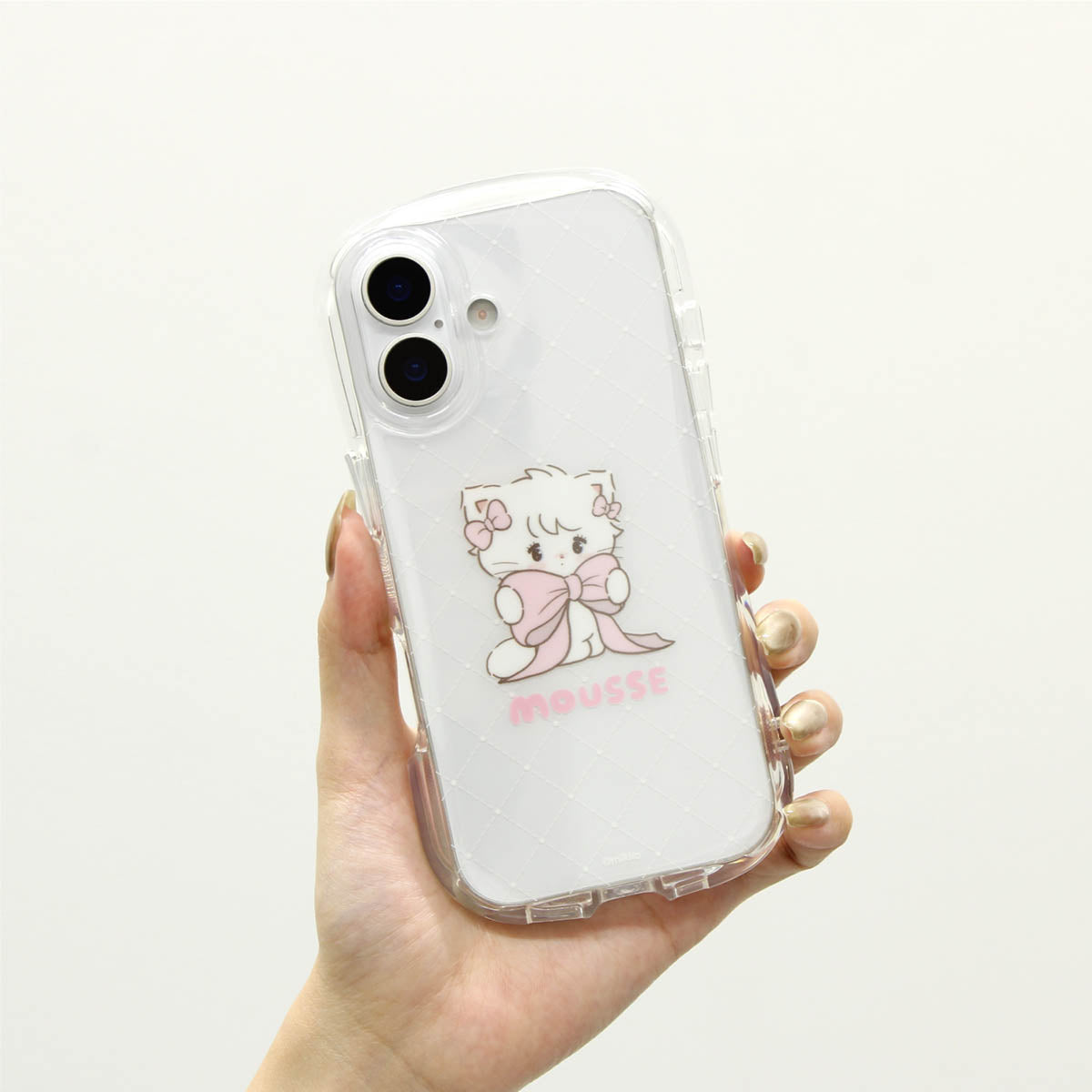 Lil ala mode iPhone17対応 クリスタルクリアケース（ムース）