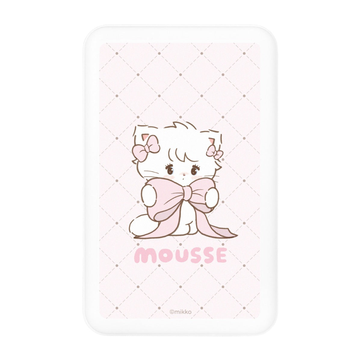 Lil ala mode MagSafe対応 ワイヤレスリチウム充電器5000mAh（ムース）