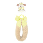 Lil ala mode マルチリングプラスファーハンドストラップ（スフレ）