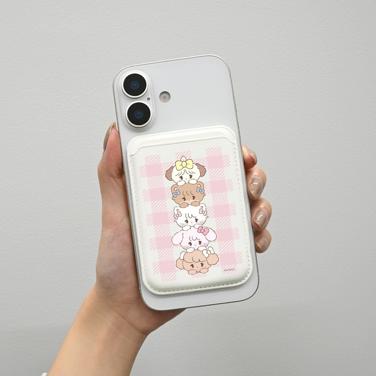 Lil ala mode MagSafe対応カードウォレット（ホワイト）