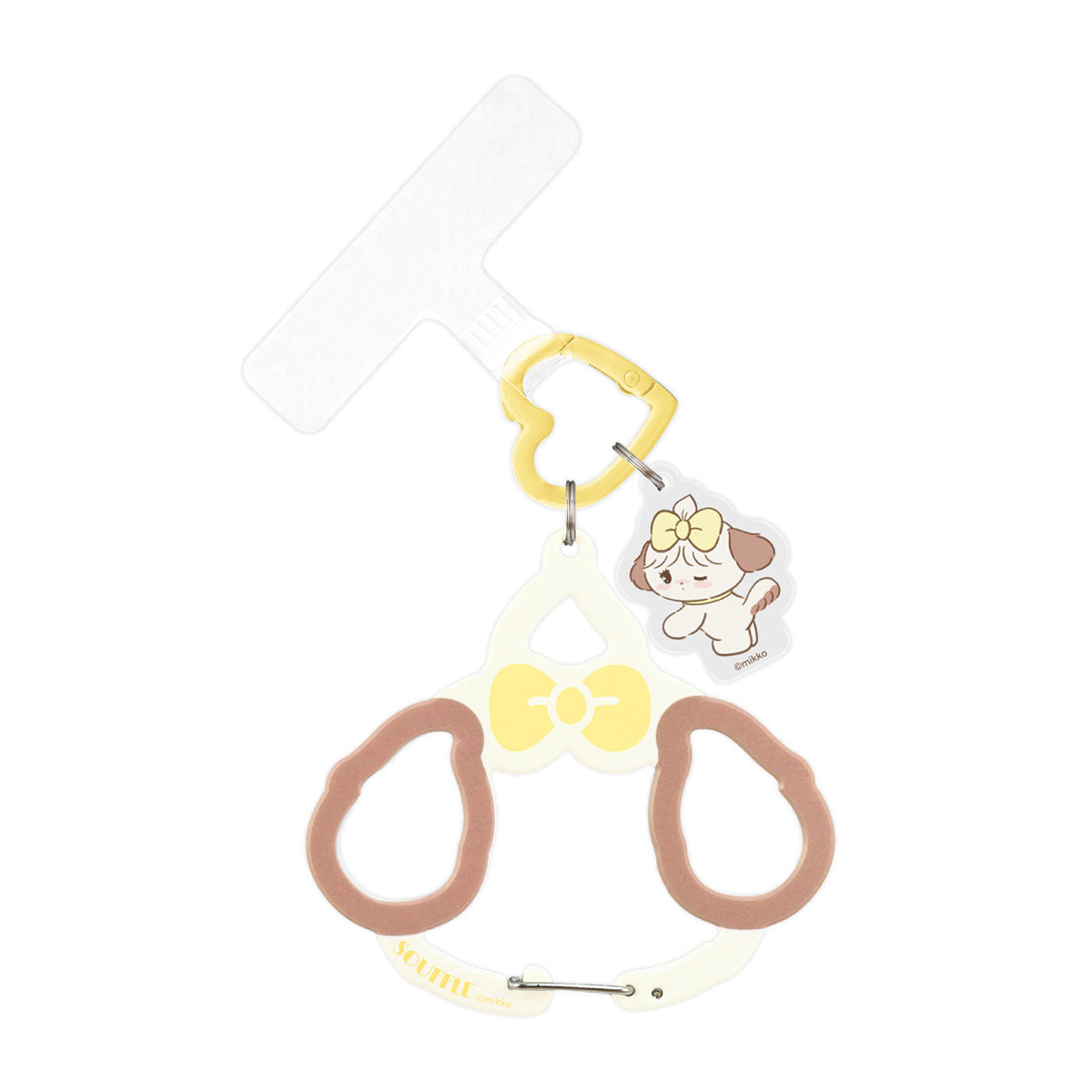 Lil ala mode マルチリングプラス カラビナ付き（スフレ）