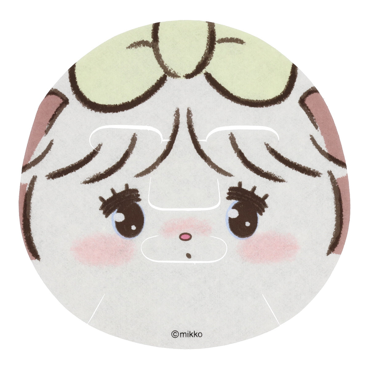 Lil ala mode フェイスマスク 1枚入り（スフレ）