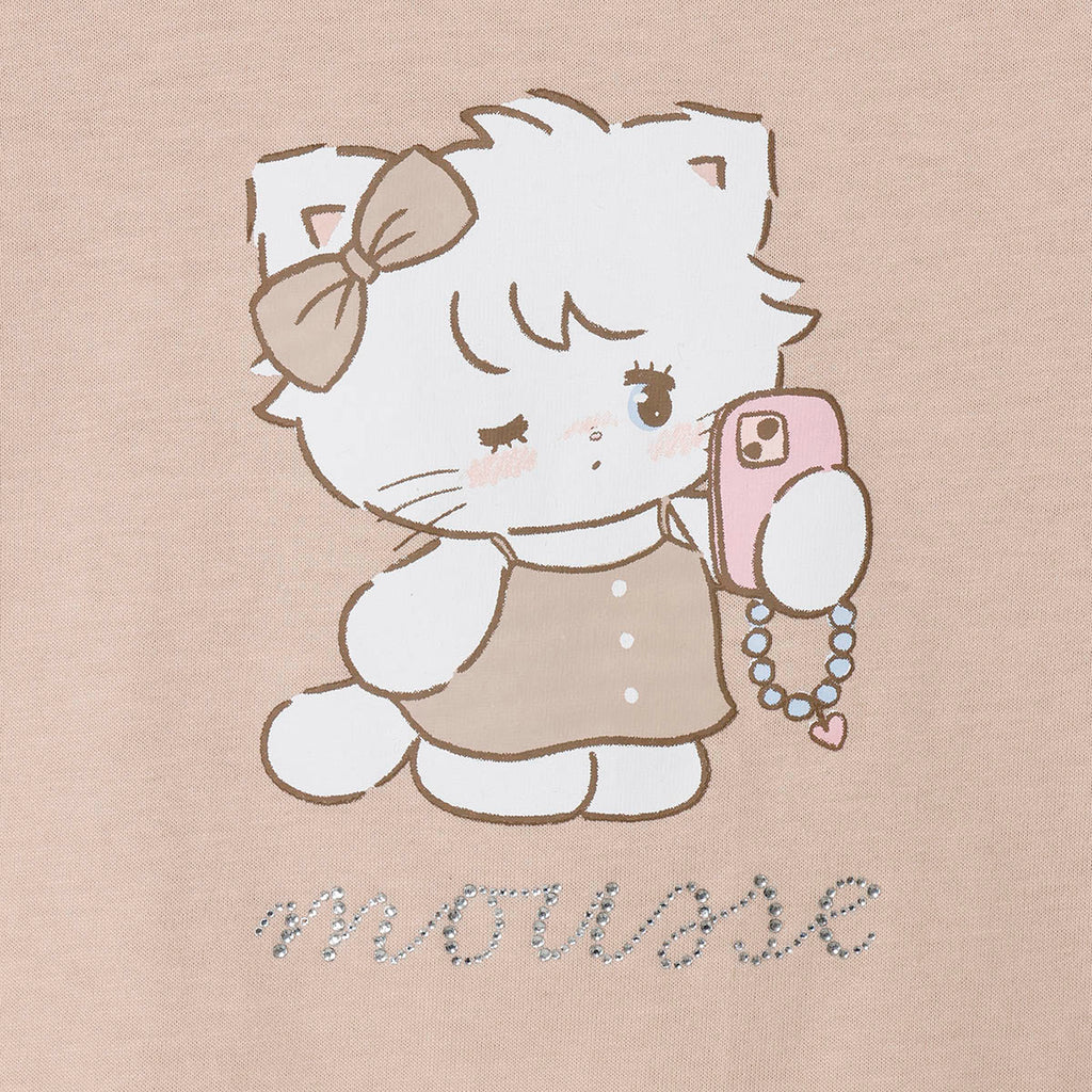 Lil ala mode Tシャツ ムース ピンク