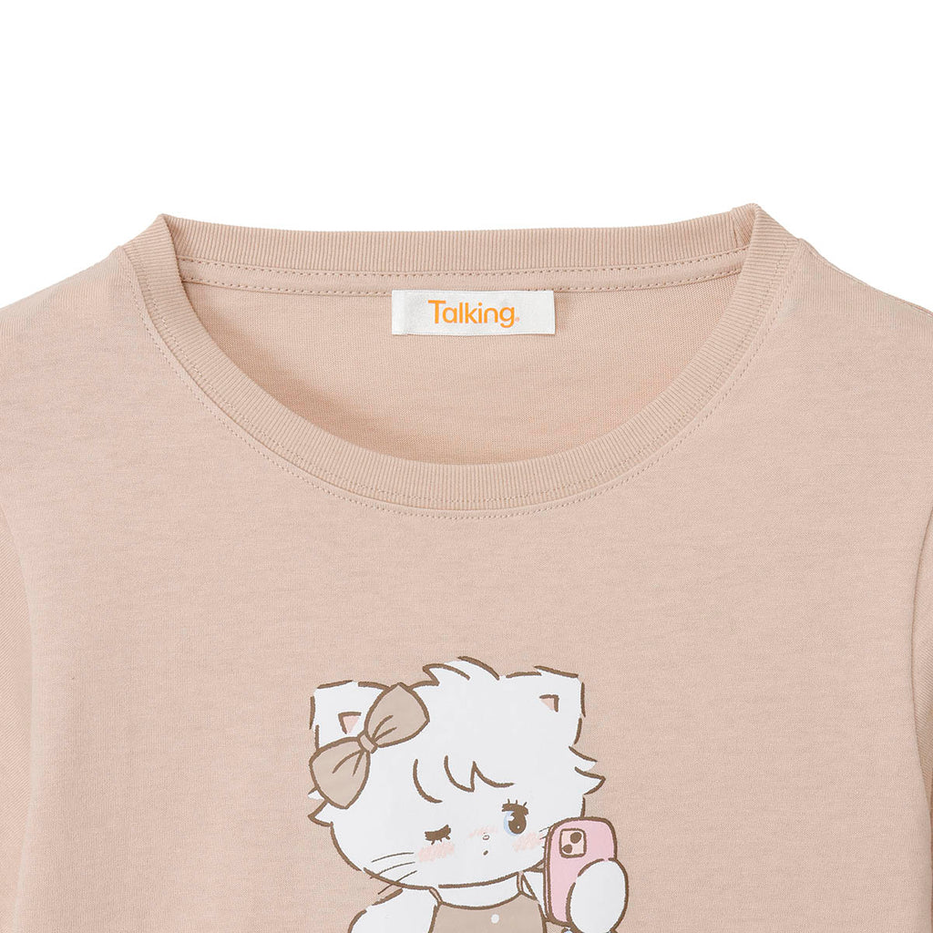 Lil ala mode Tシャツ ムース ピンク