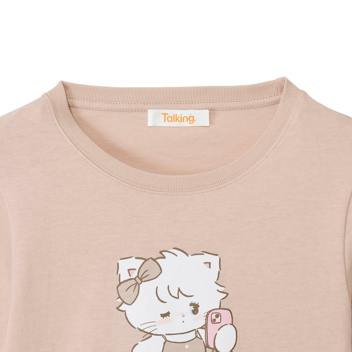 Lil ala mode Tシャツ ムース ピンク
