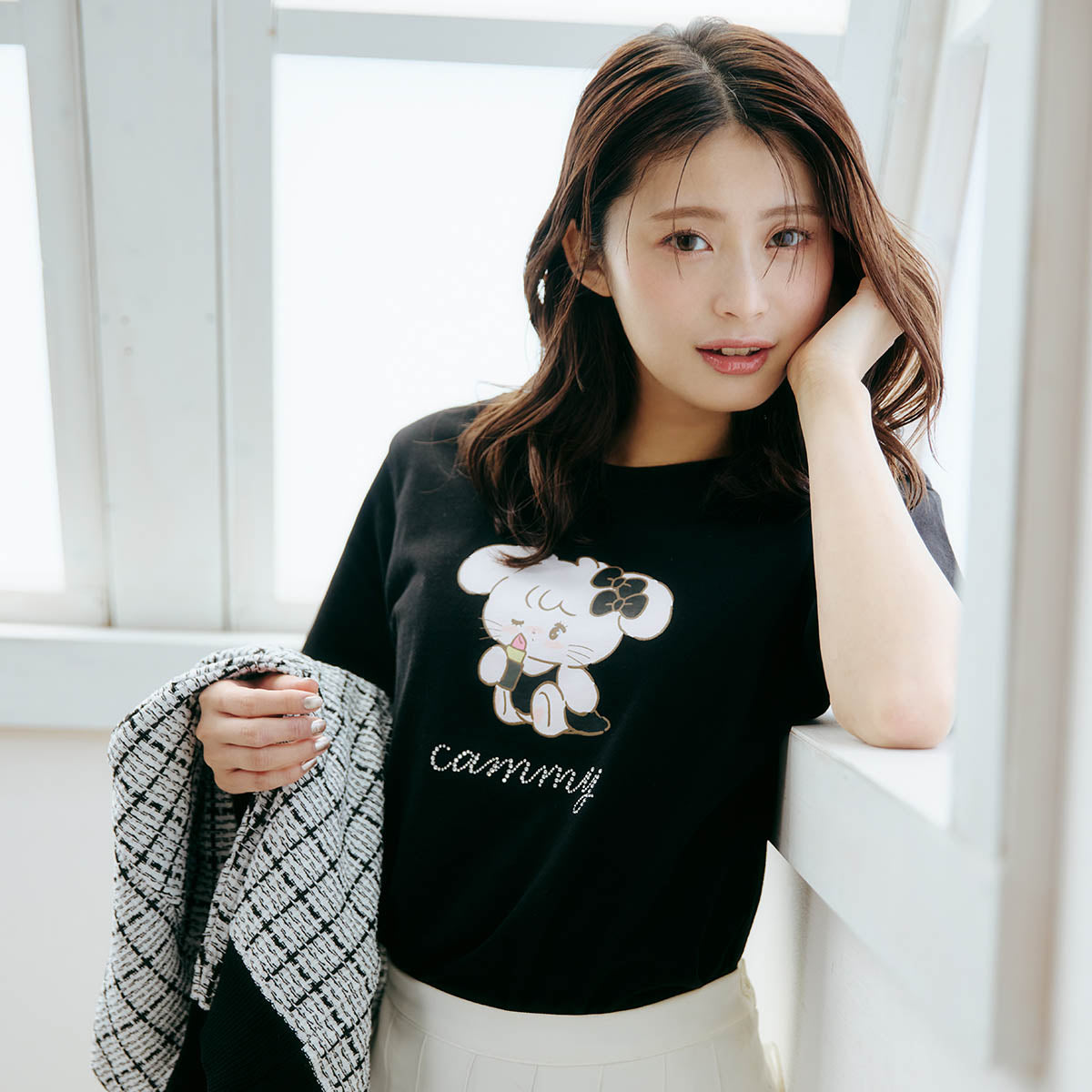 Lil ala mode Tシャツ キャミー ブラック