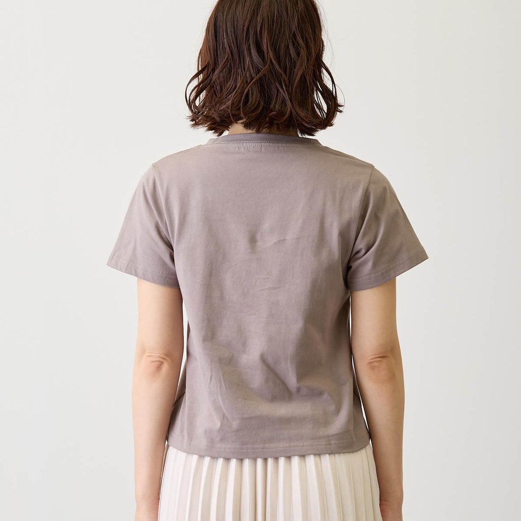 Lil ala mode Tシャツ ラテ グレー