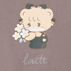 Lil ala mode Tシャツ ラテ グレー