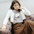 Lil ala mode Tシャツ ラテ グレー