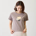 Lil ala mode Tシャツ ラテ グレー