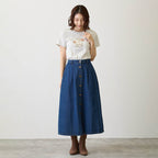 Lil ala mode Tシャツ スフレ ナチュラル