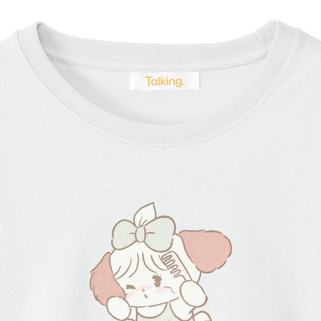 Lil ala mode Tシャツ スフレ ナチュラル