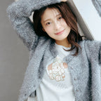 Lil ala mode Tシャツ スフレ ナチュラル