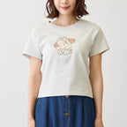 Lil ala mode Tシャツ スフレ ナチュラル