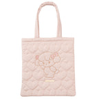 Lil ala mode ハートキルティングトートバッグ ナッツ ピンク