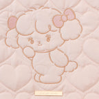 Lil ala mode ハートキルティングトートバッグ ナッツ ピンク